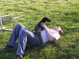 Jon teaching Laev terrible habits ;-)