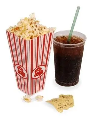 popcorn and movie