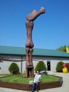 This is actual size. Even without predation, this animal requires respect.